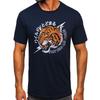 Men's Tiger Printed Vintage T-shirt Sport 100% Cotton Funny Tees for Men Women Sportswear Tops