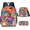 Stitch Cosplay Nylon Backpack Shoulder Bags Pencil Case Suit Anime Children's Waterproof Schoolbag Fashion Student Boys