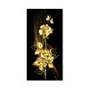 Abstract Golden Butterfly Posters and Prints Wall Art Nordic Rose Flower Painting Canvas Pictures for Living Room Cuadros Decor