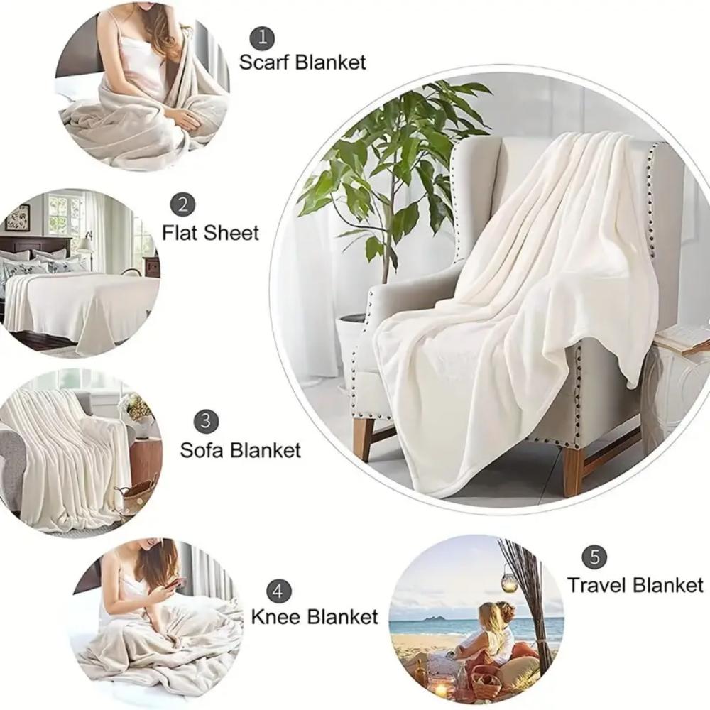 1PC Custom Name Blanket Personalized with Your Own Name Highland Cow Blanket All-Season Throw for Camping Naps & Home Use