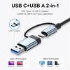 8 In 1 USB C Hub USB 3.0, with 1 X USB 3.0, 3 X USB 2.0 and 1 X USB C, SD/TF Card Reader, 3.5mm Aux Ports Aluminum USB Splitte