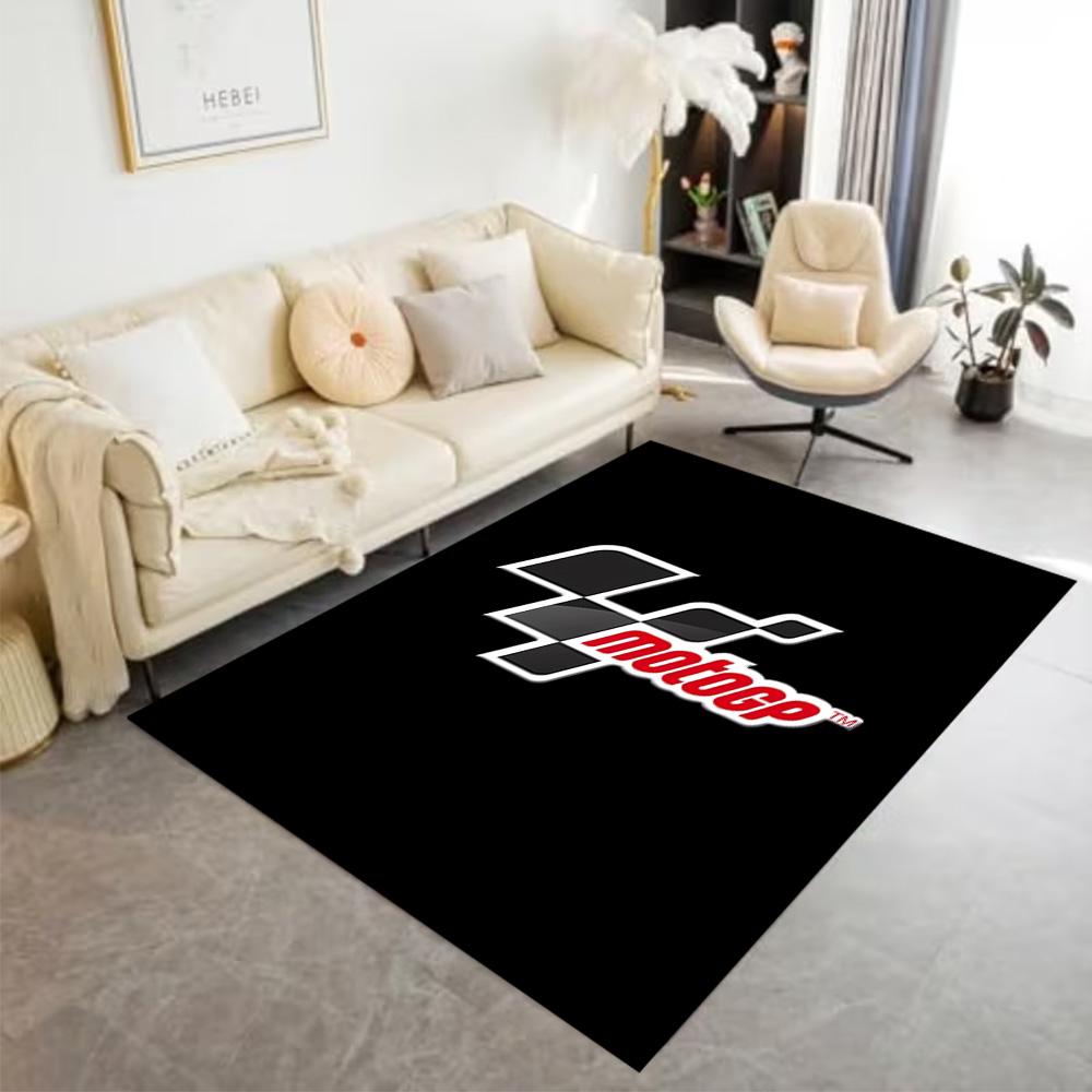 Motogp Flames Logo Floor Rug Office Rug Perfect for Decorate room Hallway Balcony Kitchen Anti-slip Rug Anime Office Decor