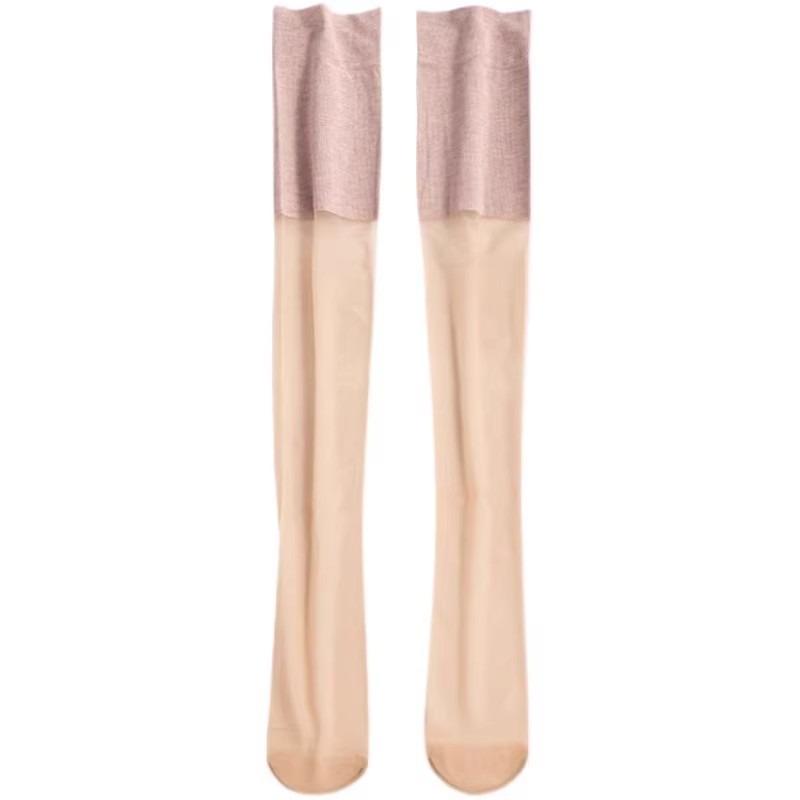 3 пары новых нескользящих женских летних прозрачных чулок, тонкие сексуальные длинные женские носки выше колена для женщин