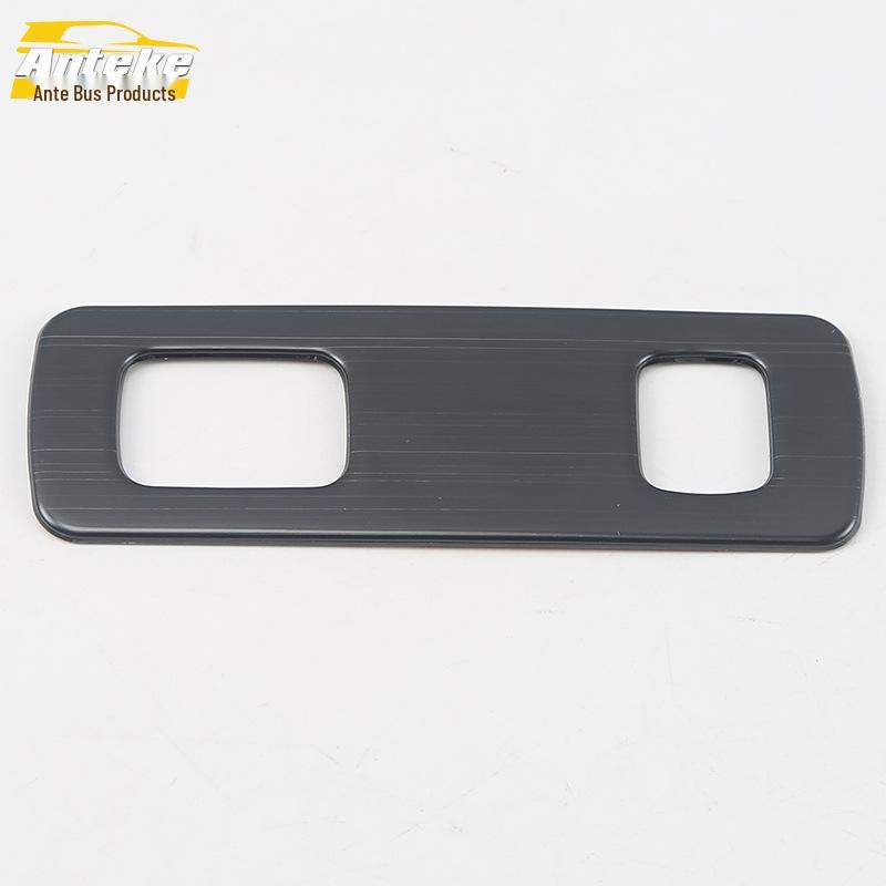 Fits XC60: Stainless Steel Headlight Control Trim, Switch Adjustment Patch for 18 Models.