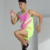 Men Women Track Field Suit Running Vest Marathon Training Sportswear