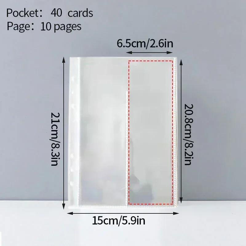 A5 Photocard Binder Cover Kpop Photo Album Simple Card Binder Collect Book Loose-leaf Photocard Album Kpop Card Binder
