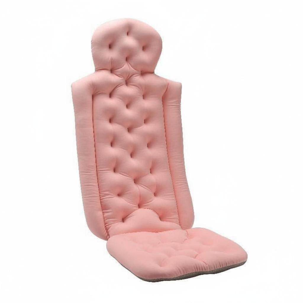 Full Body Bathtub Mat Non-Slip Suction Cups Bath Cushion for Adults