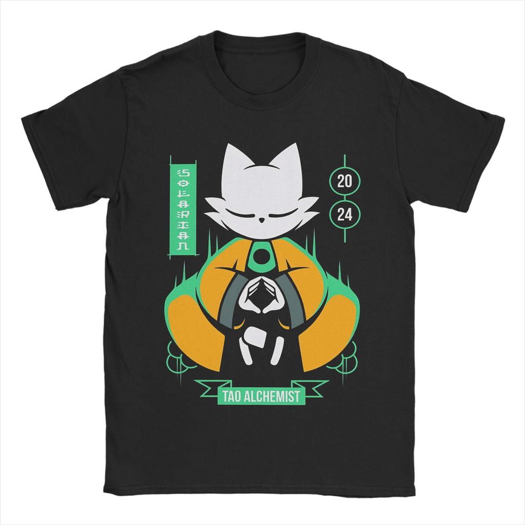 Nine Sols 9 Yi Fangshi Tao Indie Game T Shirts for Unisex Cotton Leisure T-Shirt Crew Neck Tees Short Sleeve Tops Gift