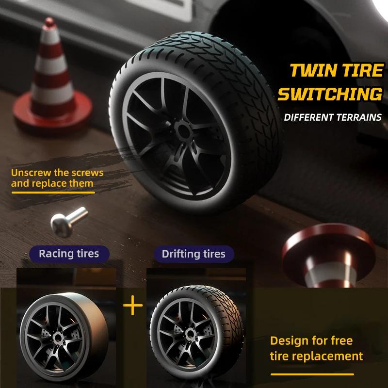 Нетоксичный RC дрифт-кар 1/20 4WD Гоночный автомобиль Модель игрушечного автомобиля со светом 2,4G 4-канальный пульт дистанционного управления Спортивный автомобиль Детская соревновательная игра Игрушка для детей