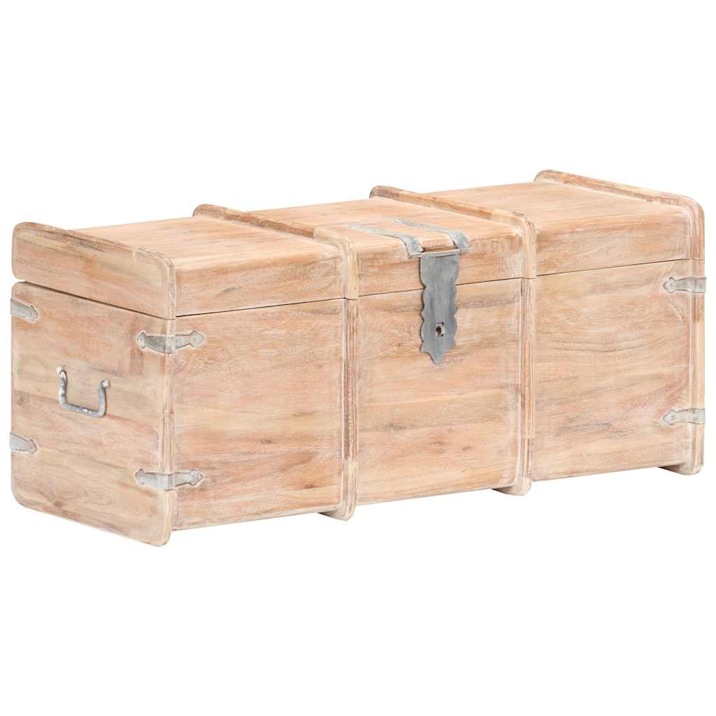 Wooden Chest 90 x 40 x 40 cm Solid Acacia Wood