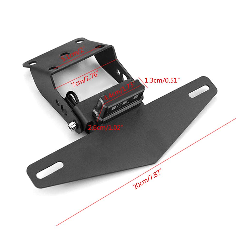 Motorcycle Rear License Plate Bracket for KTM-DUKE 125 250 390 200 2013-2019 Aluminum Motorbike Tail Frame Holder Mount