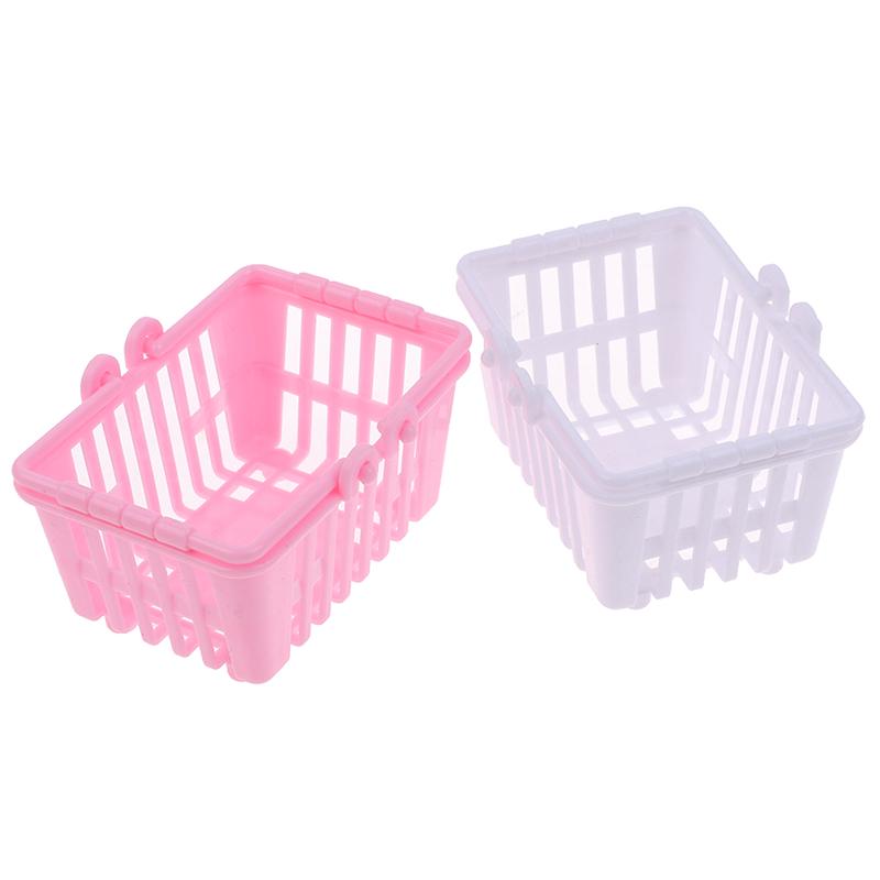 Dollhouse Miniature Shopping Basket Pretend Play Toys Furniture