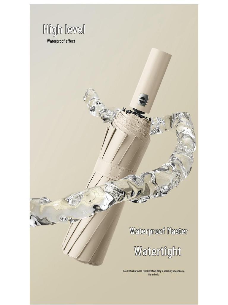 Усиленный ветрозащитный солнцезащитный зонт с черным клеем для студентов, мужчин и женщин