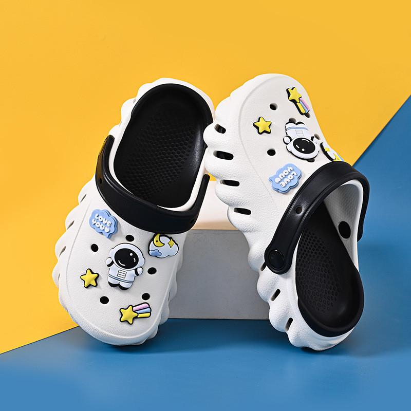 Летние детские пляжные шлепанцы Марио, нескользящие, прочные, для мальчиков и девочек, ярких цветов