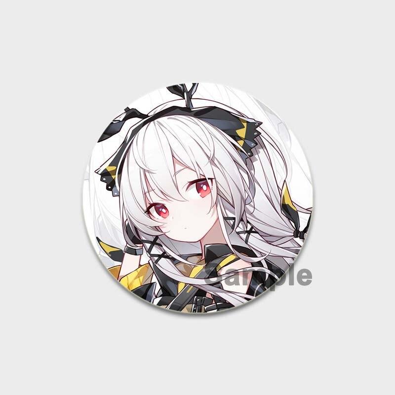 58 мм модные ювелирные аксессуары поп-игра Arknights эмалированные булавки эстетическая милая брошь ручной работы булавка мультяшный значок для рюкзака одежды