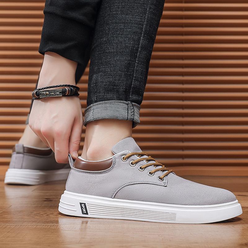 Мужская парусиновая обувь, роскошные повседневные кроссовки, деловые мужские тенденции 2024 года, удобная обувь для отдыха на открытом воздухе, для прогулок и вождения
