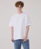 Gesison [L~4XL] Футболка большого размера с коротким рукавом_Соединение Белый