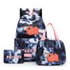 3Pcs/Set Chainsaw Man Kawaii Casual School Bag Colorful Backpack Set Girl with Lunch Bag for Women Student Teenager Rucksack Pencil Case