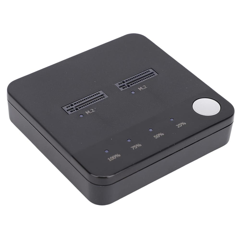 M.2 Hard Drive Duplicator Serial ATA To NVMe Cloner Dock Station Dual SSD Enclosure Support Offline Cloning UASP and