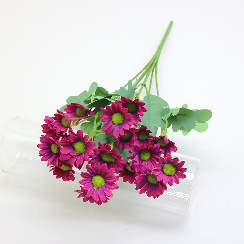 Miniature Faux Chamomile Flower Arrangement For Wedding Centerpieces Photo Shoots Home Decor