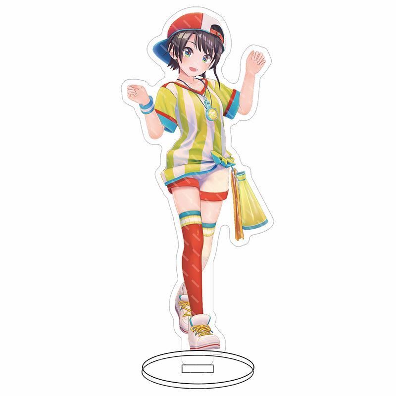 Hololive аниме персонаж новая модель двусторонняя акриловая подставка высокого разрешения модель милый декор стола подарок на день рождения, Рождество, хит продаж