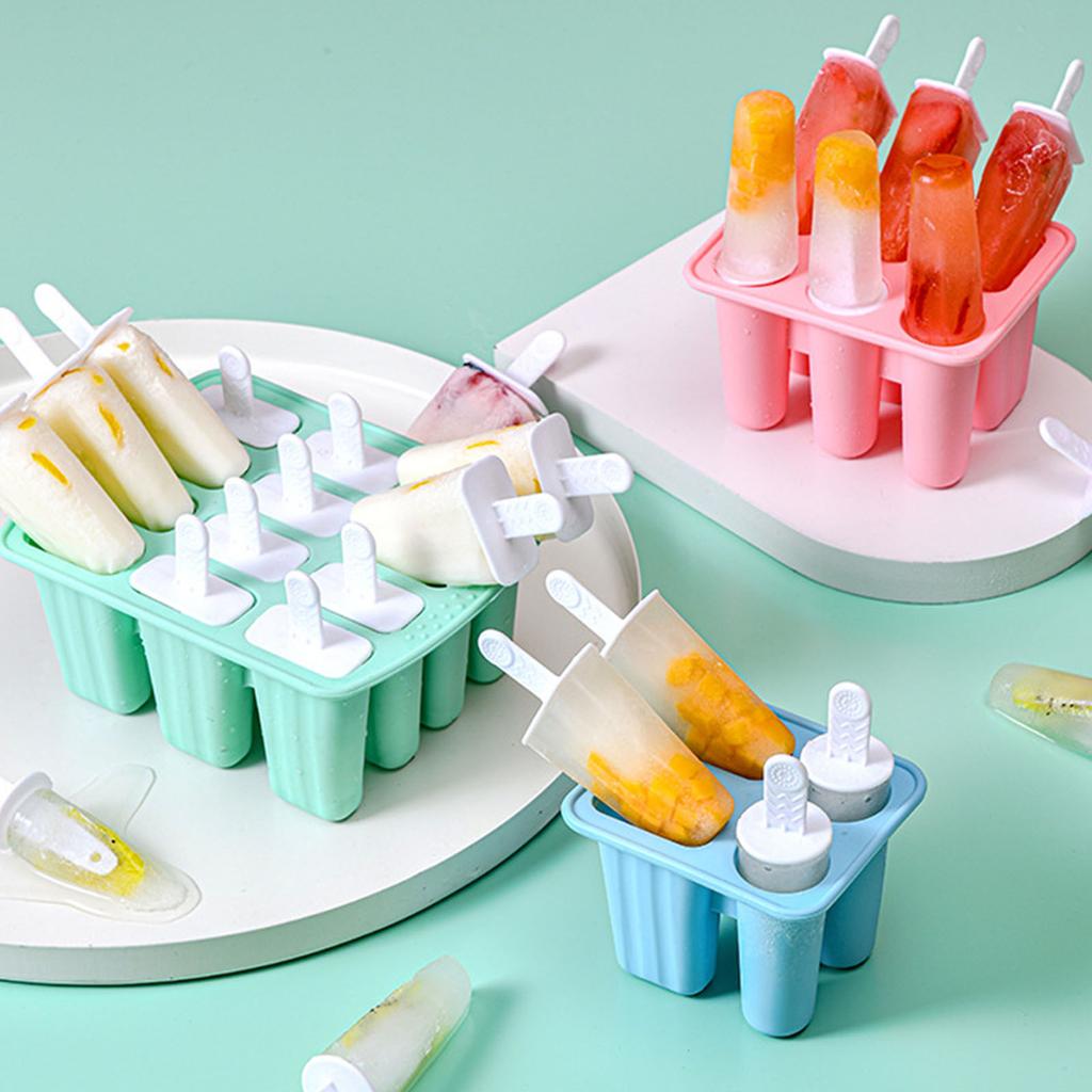 Silicone Popsicles Maker With Detachable Stick Creative Easy Releases Ice Lolly Mould for Family Gatherings and Parties