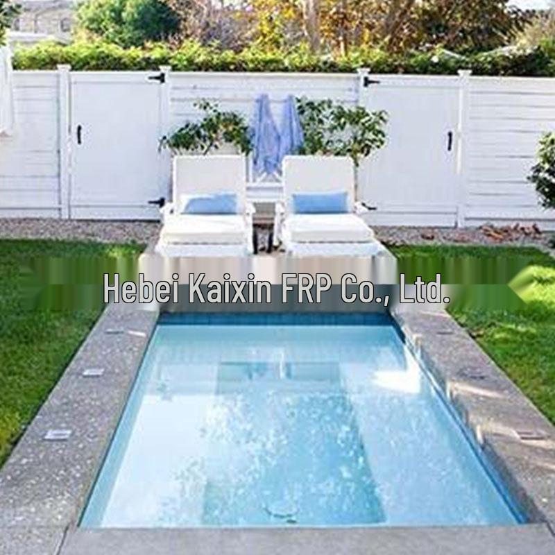 Large Outdoor Fiberglass Hot Tub for Home, B&B, or Villa