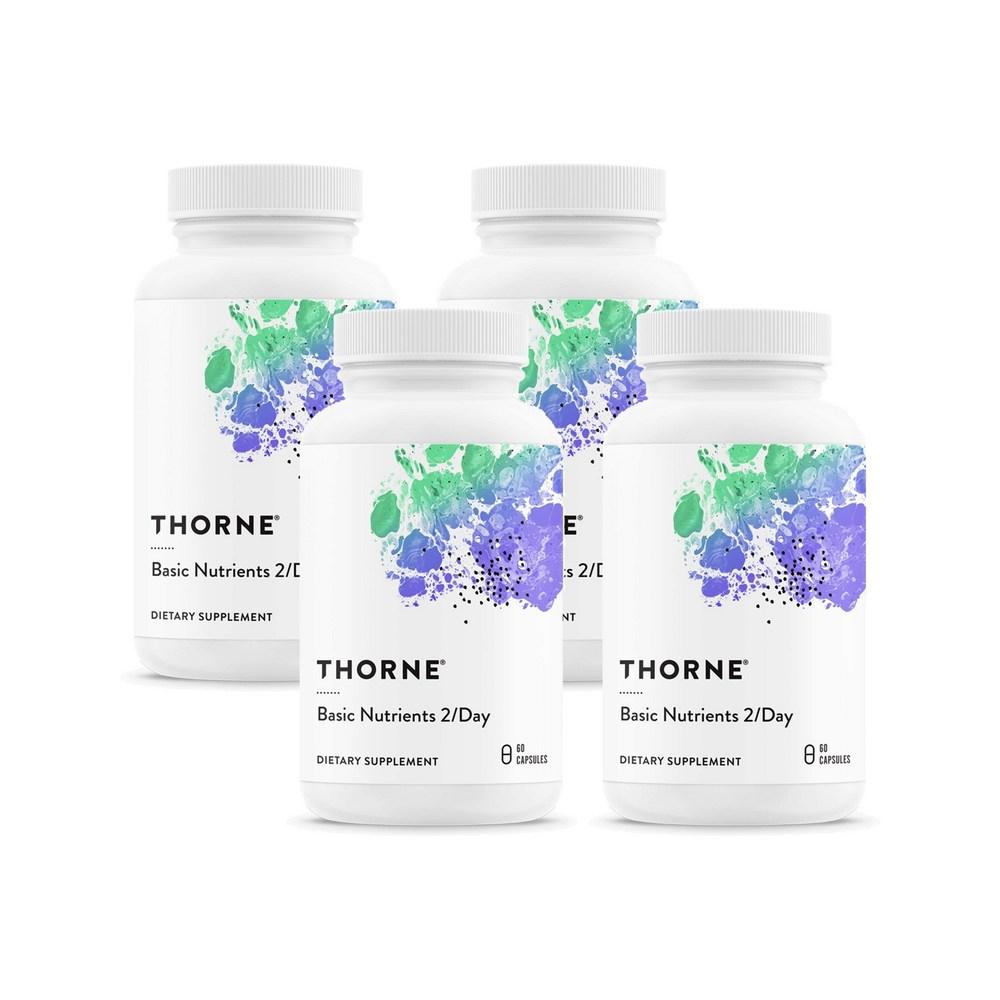 Thorne Research Basic Nutrients Капсулы с мягкой оболочкой "Две в день" 60 таблеток (4 шт.)