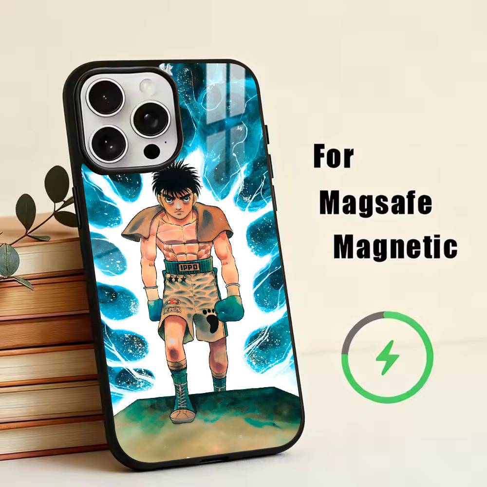 H-Hajime no-OO Ippo Phone Case For iPhone17,16,15,14,13,12,11 Plus,Pro Magnetic For Magsafe Wireless Charging