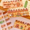 1 Piece Kawaii Stationery Kapibala Cartoon Marker Memo Pad Capybara Bookmark Flags Index Tab Sticky Notes Stickers