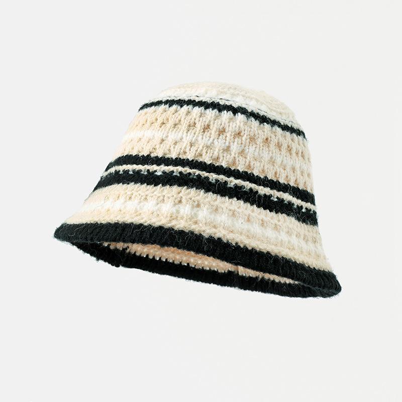 Новый осенне-зимний стиль Маленькая теплая и холодная вязаная шерстяная шапка Универсальная панама для большой головы