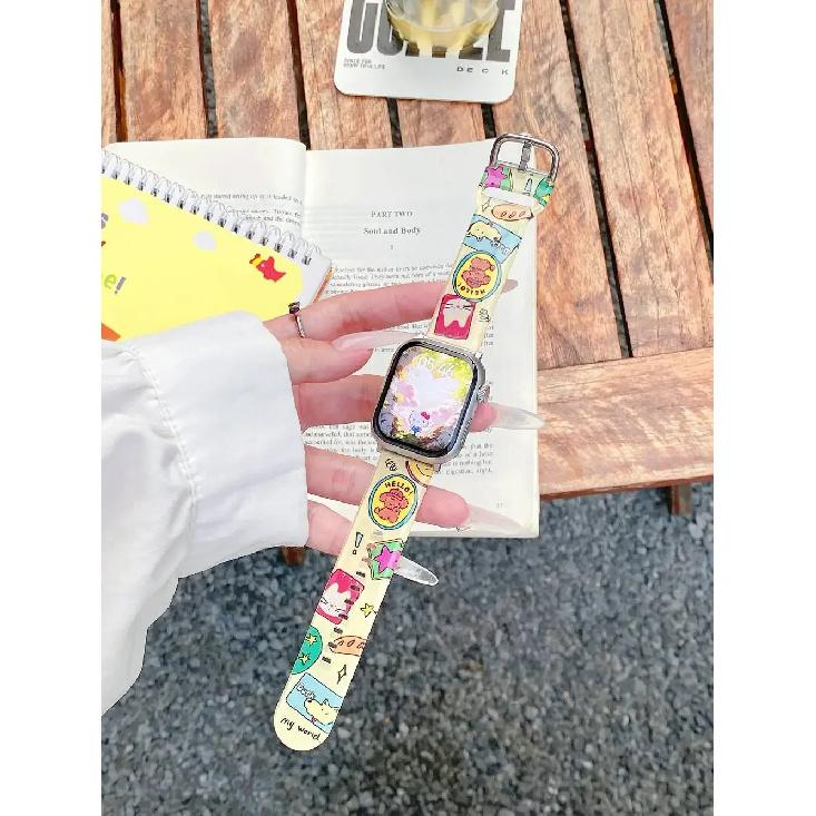 New Silicone case band For Apple Watch cover strap Series 10/9/8/7 40mm 41mm 42mm 44mm 45mm 46mm