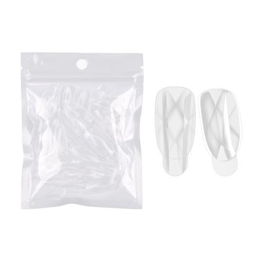 60 шт. накладные ногти быстрое наращивание съемные безвредные не вызывающие аллергии ультратонкие удлиненные ногти