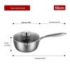 Кастрюля Юкихира из нержавеющей стали ZISIZ