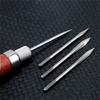 Hand Sewing Awl Set Pin Punching Wood Handle for Leatherworking Enthusiasts
