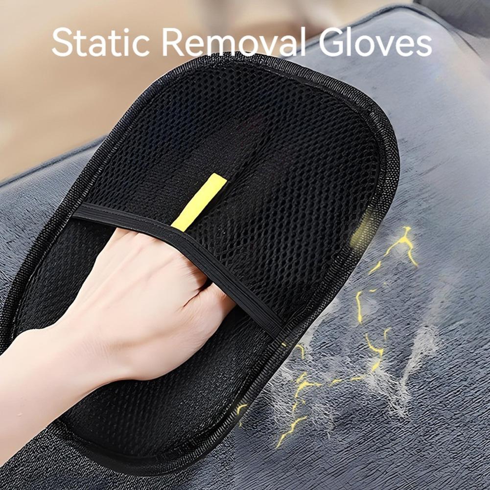 1-5pc Static Pet Hair Removal Gloves Grooming & Deshedding Gloves for Dogs Cats Works On Sofa Carpet Clothes Multi-Surface Brush