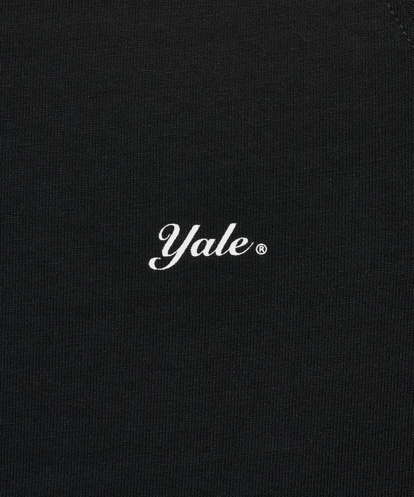 YALE Футболка с логотипом Snell на ленте_Черная