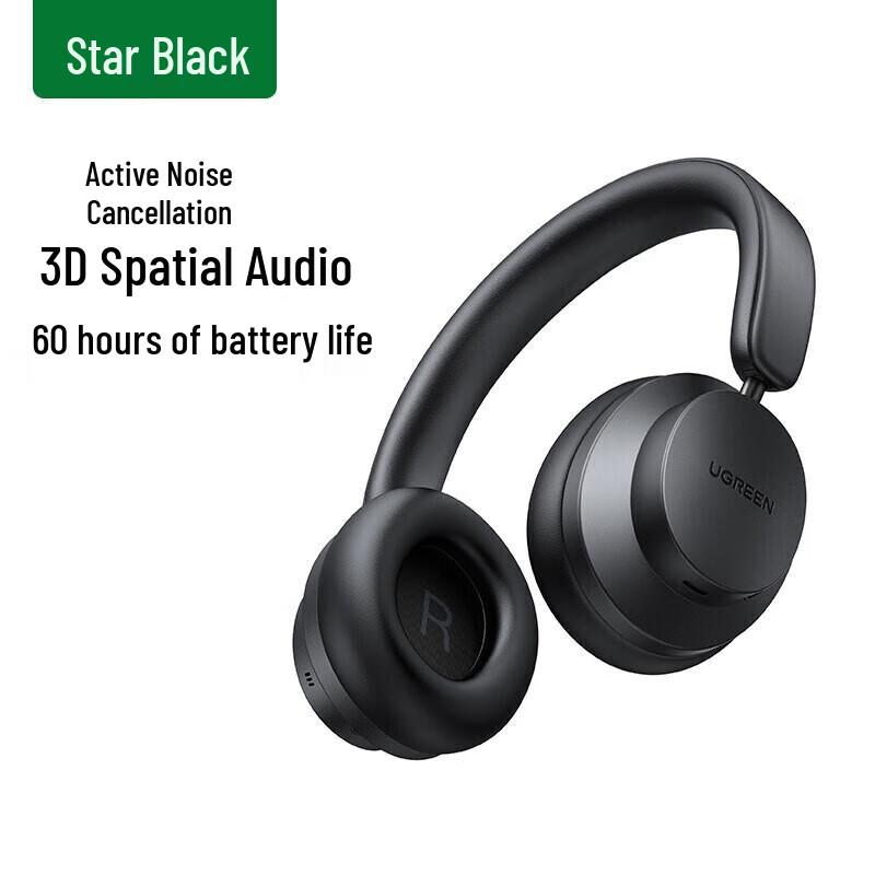 Ugreen Наушники HiTune Max3 с активным шумоподавлением, накладные, Bluetooth