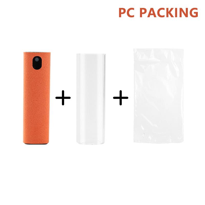 Портативный 2 в 1 Спрей для чистки экрана телефона Бутылка-дозатор Инструмент для чистки экрана Мягкая ткань для полировки телефона ПК Чистка стекла