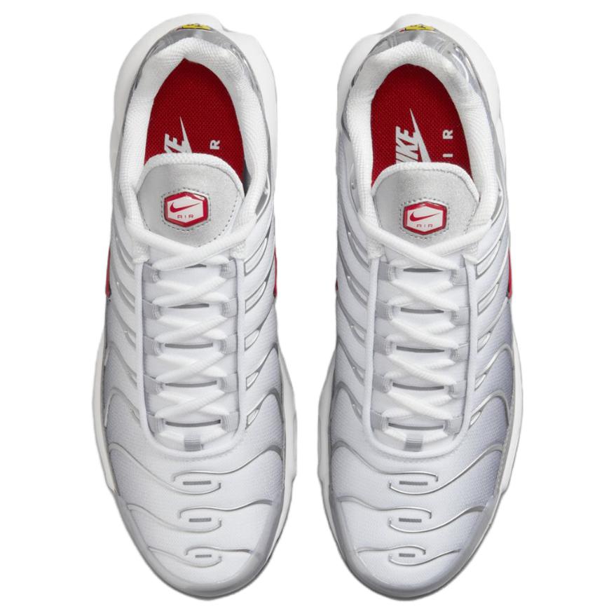 Nike Air Max Plus Metallic Silver University Red Women Sneakers Cool-Grey Wolf-Grey HM9654-001