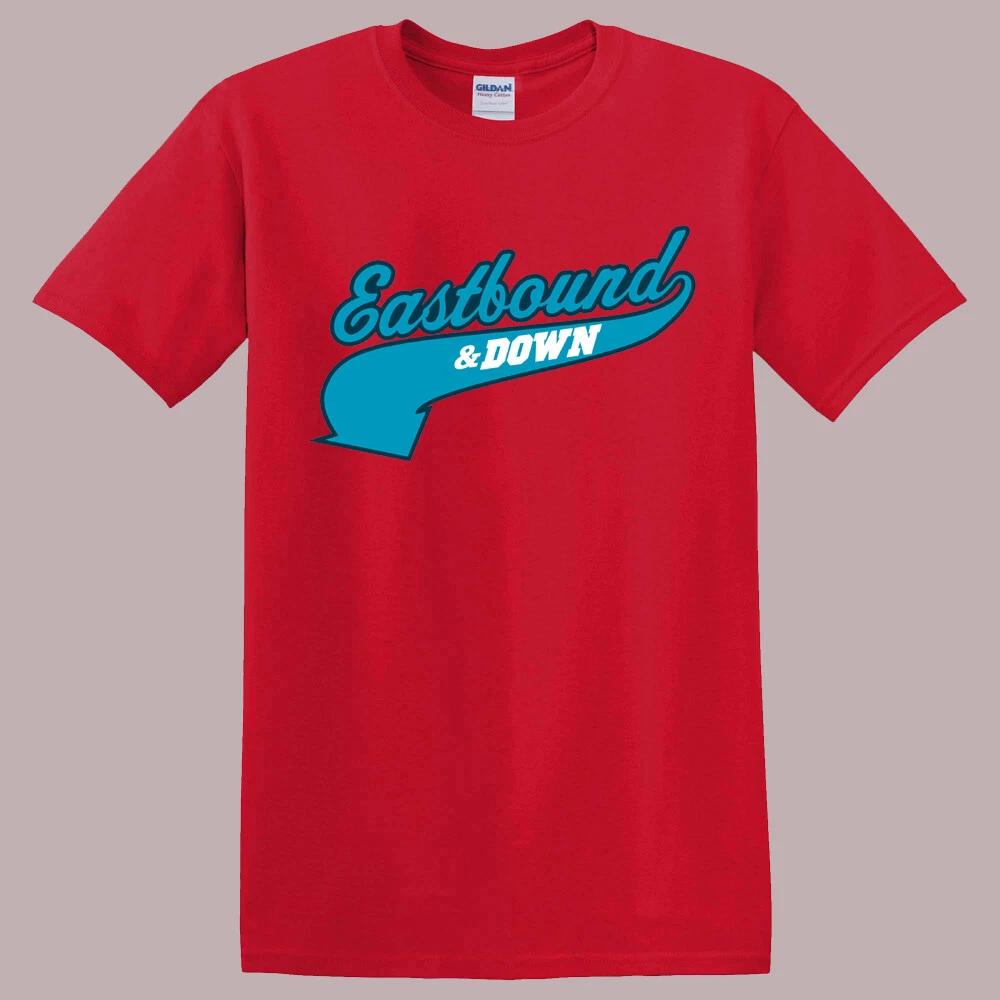 Men's and Women's T-shirts Eastbound and Down Kenny Powers Red