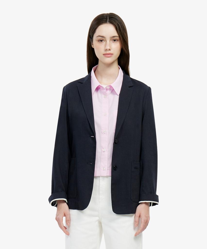 LACOSTE Women'S Linen Tailored Jacket Bf721E-56G 166