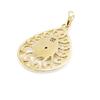 Les Trésors De Lily [J0061] - Gold Plated 'Choreography' Pendant - 28x16 Mm
