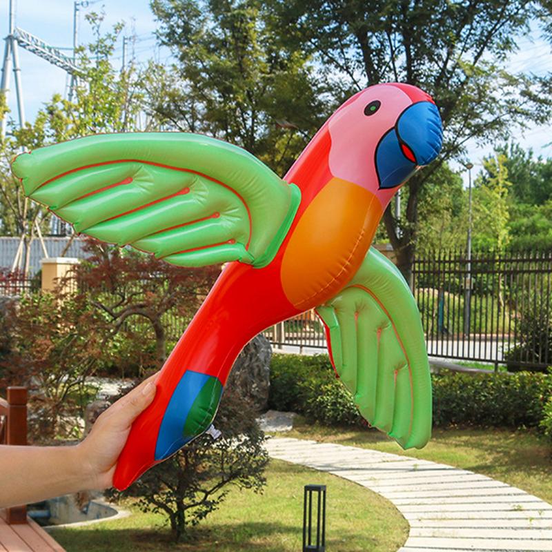 Украшения для вечеринки с попугаями Мультяшная надувная игрушка для бассейна 2X Красочная игрушка для бассейна Игрушка для улицы и пляжа для пляжных посиделок, бассейна