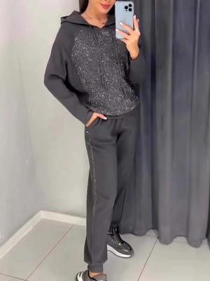 Женский модный худи и спортивный костюм 2024 – Весна/Осень