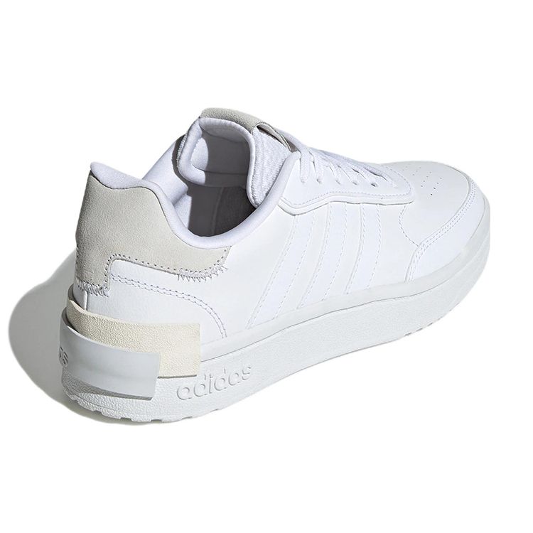 Adidas Neo Postmove Синтетическая кожа Нескользящие Износостойкие Низкие Кеды для скейтбординга Женские Кроссовки Белые GZ6783