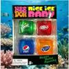 Новый набор кубиков-антистресс Needoh Nice Ice Baby, 4 шт. Суперпрочные сжимаемые сенсорные игрушки, Нетоксичные игрушки-сквиши для СДВГ и аутизма, Подарок