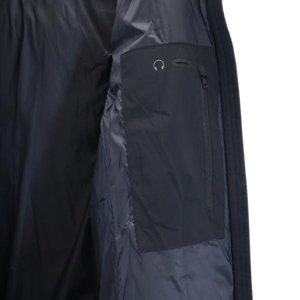 Uniqlo Бесшовное пуховое пальто L Темно-синий система Женский Б/У