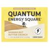Quantum Energy Square Banana Nut Butter Crunch, 8 Energy Squares, 1.69 Oz (48 G) Each