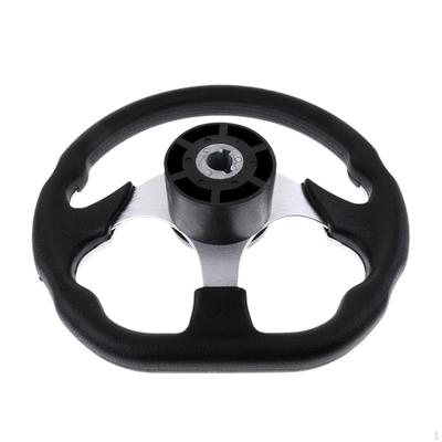 Рулевое колесо морской лодки 310 мм в алюминиевой форме с 3 спицами 3/4 дюйма, конусное для ребра скоростного катера